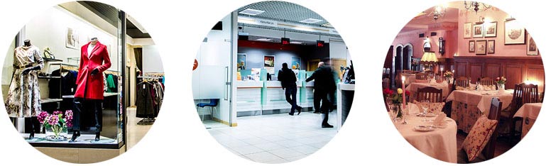 Terminaux de feedback client dans les magasins installés aux caisses et dans les zones d’entrée/sortie