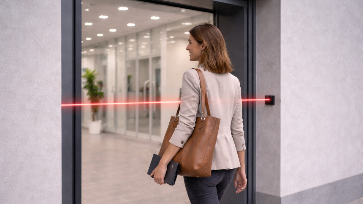 Système sans fil de comptage de personnes pour bâtiments intelligents