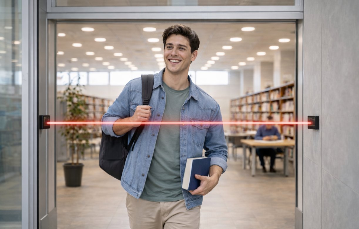 Compteur de personnes sans fil SensMax S1 pour bibliothèques