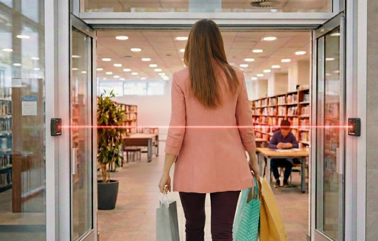 Compteur de personnes sans fil SensMax S1 pour magasin