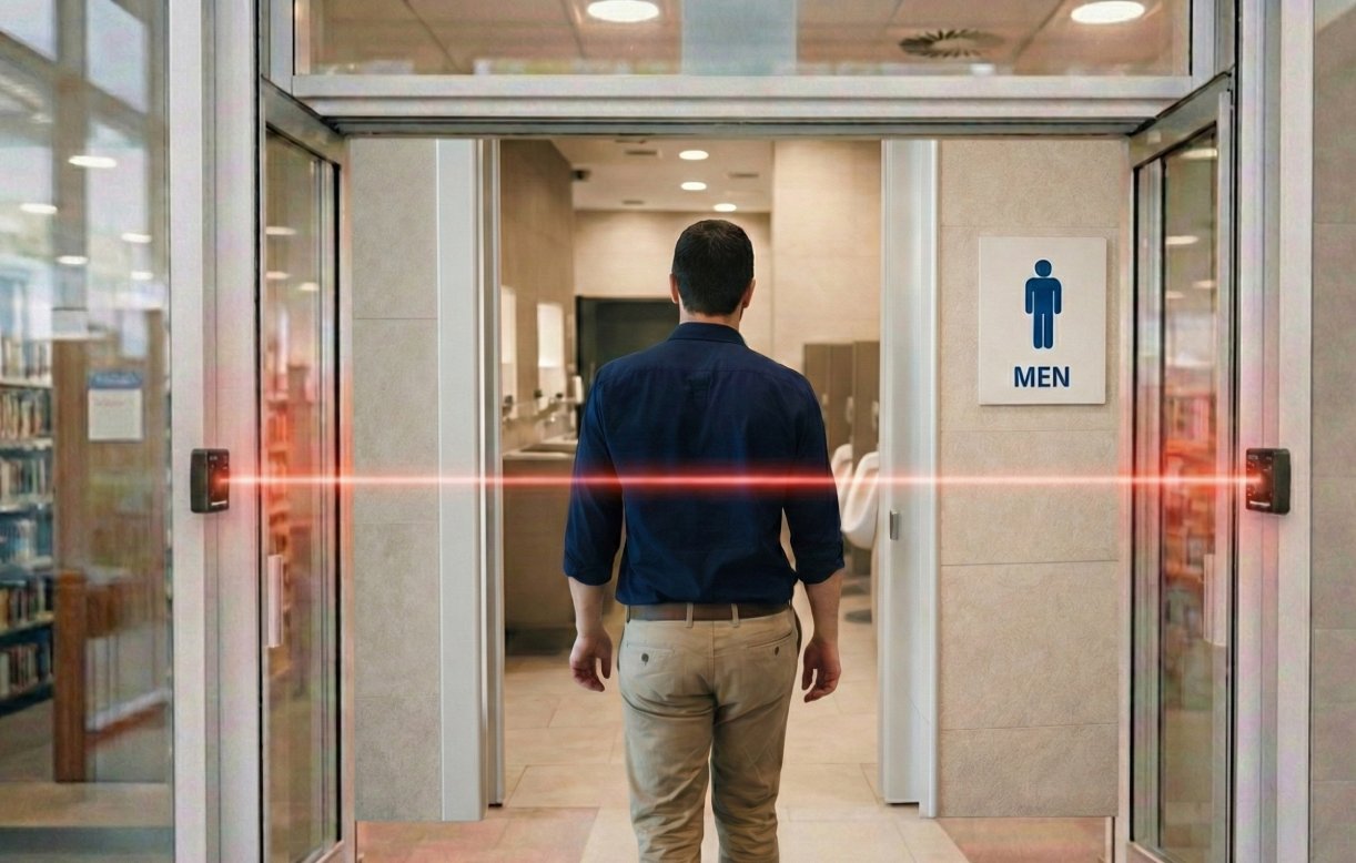 Compteur de personnes sans fil SensMax S1 pour sanitaires et toilettes