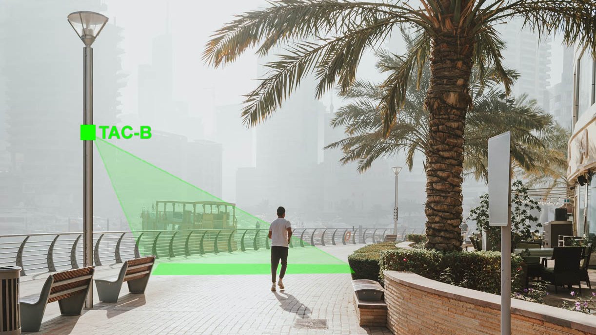 Comptage extérieur Smart City avec radar SensMax TAC-B 4G
