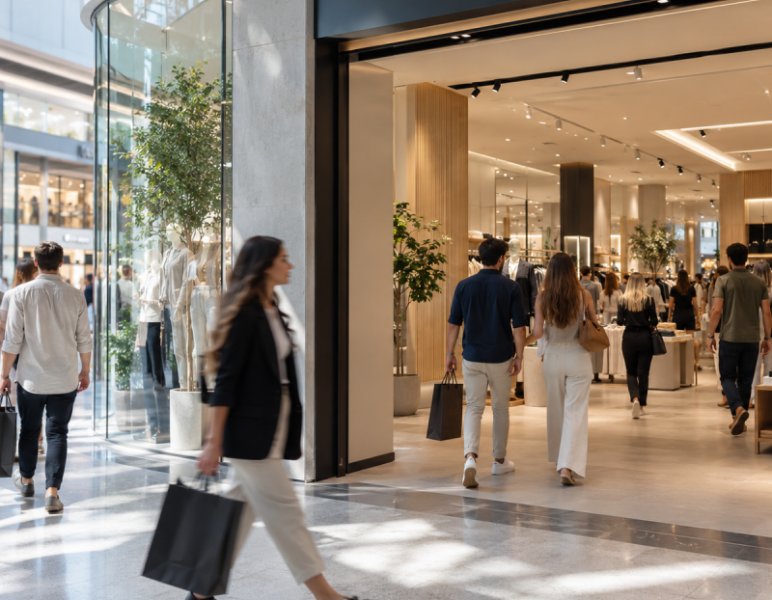 Comptage de personnes en plafond ou en montage latéral aux entrées de magasins : quelle installation est la meilleure ?