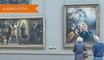 Système d’alarme sans fil pour galeries d’art et musées