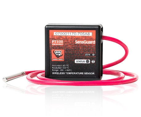 Capteur de température sans fil haute précision SensMax PT100 avec sonde